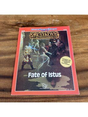 TSR AD&D Greyhawk Adventures WG8 Fate of Istus 9253 Adventure 1989